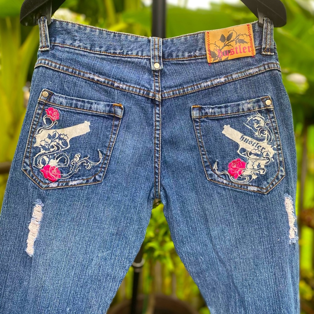 Hollywood relic! Limited edition, Guns + Roses Hustler Jeans 🥀